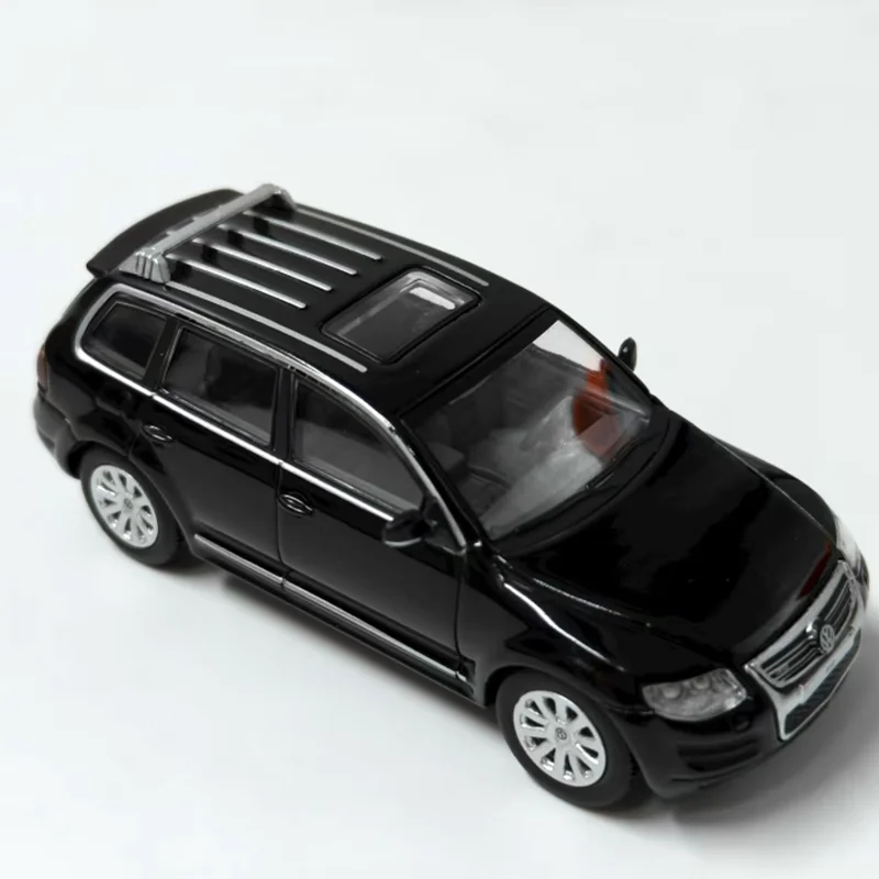 DCT 1/64 escala Touareg R50 coche de simulación de aleación modelo colección estática decorado juguete de vacaciones regalo de recuerdo clásico