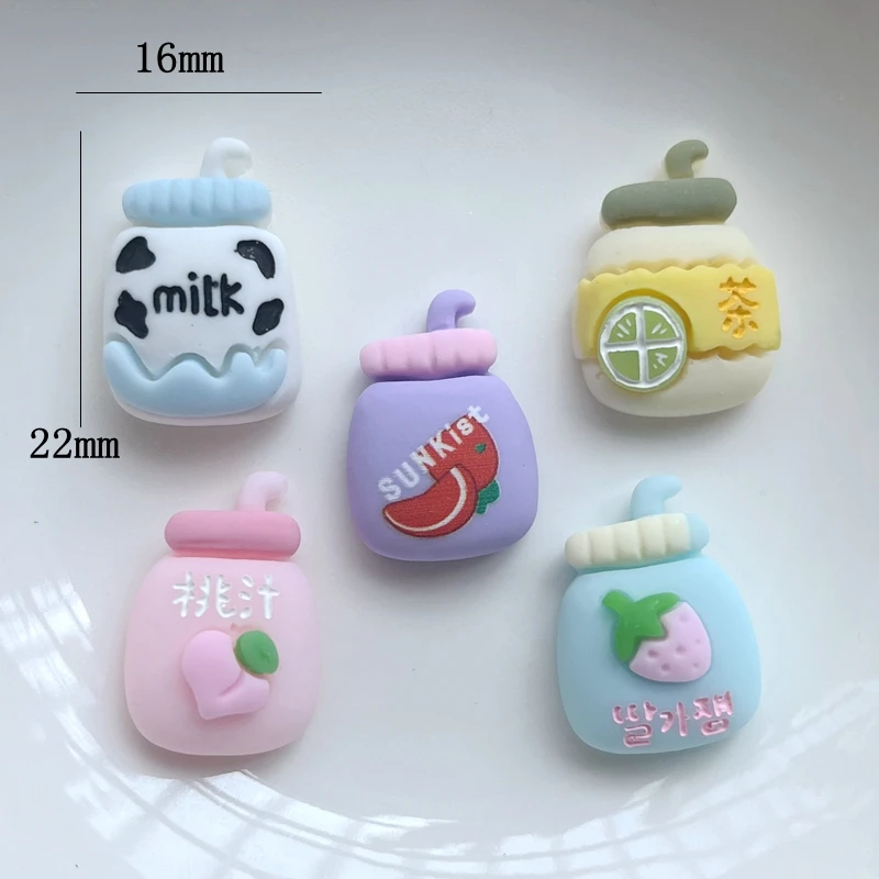 10pcs mixed beverage cups with resin flat back scrapbook embellishments  halloween  kawaii accessories Party Dressing