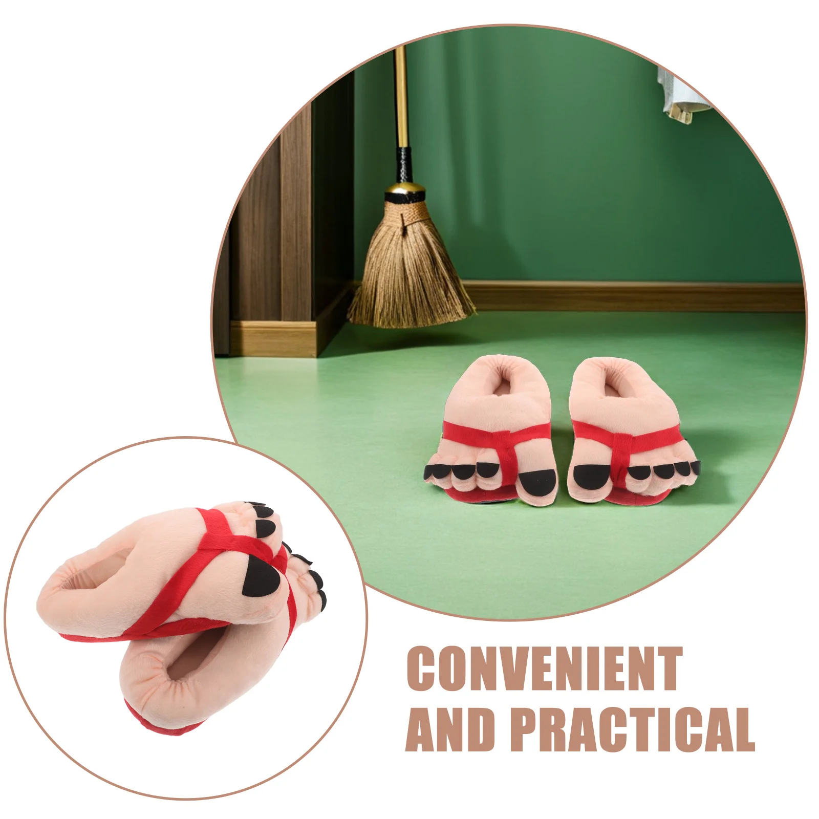 1 زوج النعال أقدام عملاقة حجم 34-40 المتضخم أحذية الحفلات الهالوين للرجال النساء زي المزحة الدعائم حفلة تنكرية تأثيري