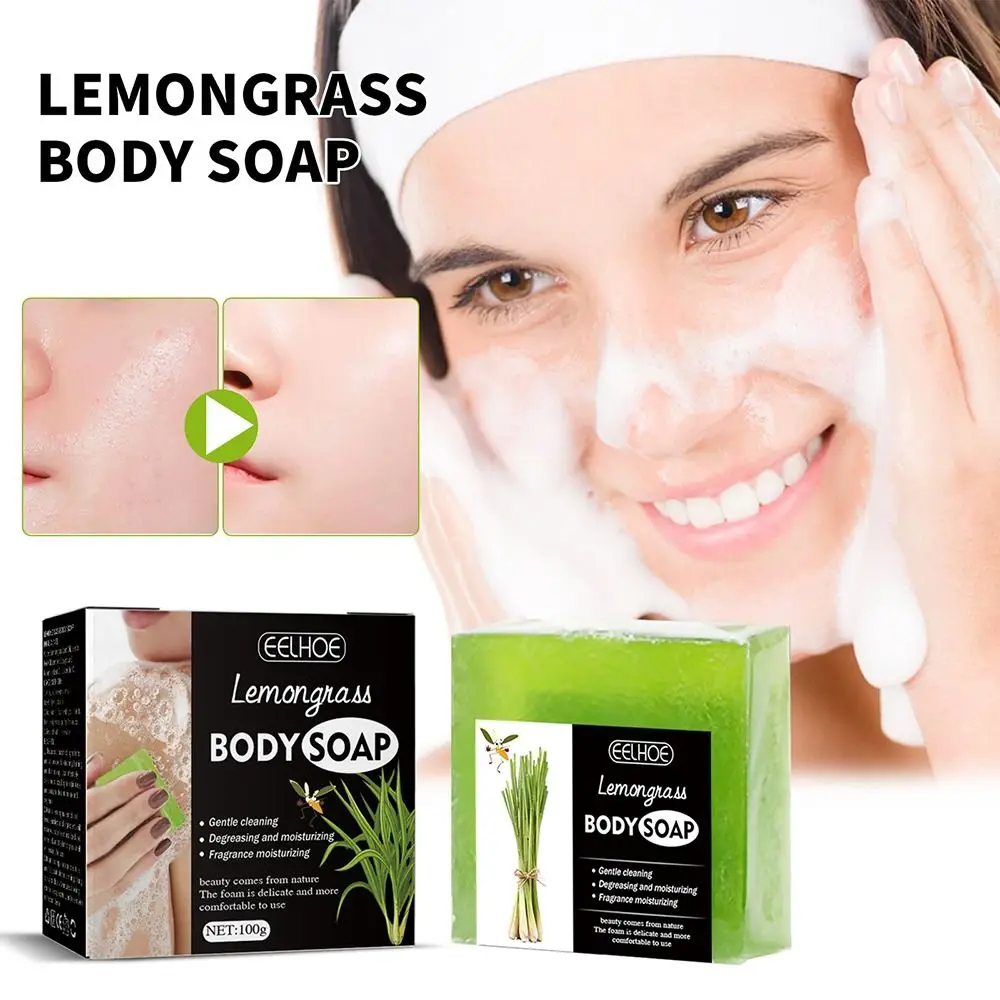 

100g High Quality House And Travel Essentials Body Care Lemongrass Body Wash Citronella Soap Citronella Lemongrass Soap