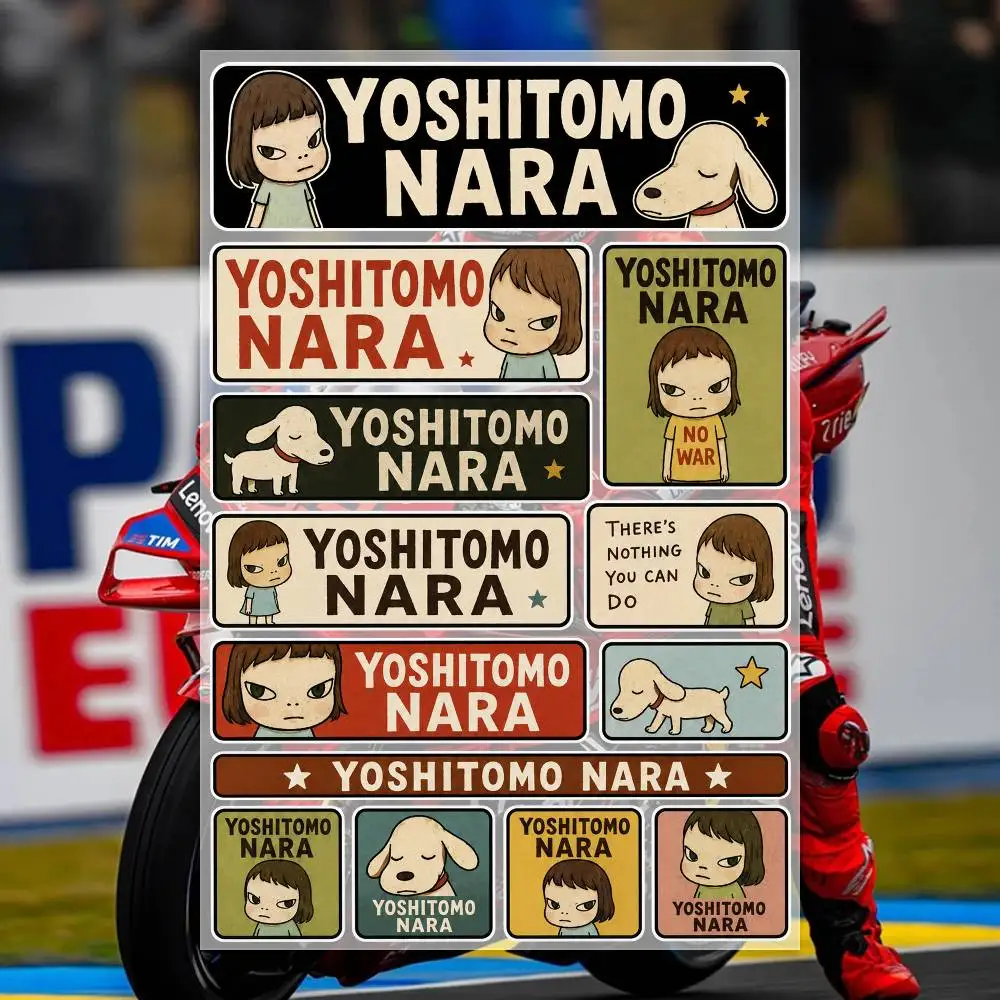 Y-oshitomo NA-rA-  Decal Set High Quality Printed and Cut Stickers Motorcycle Sticker
