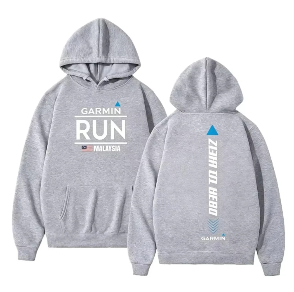 2026 Fitness Training Oversized hoodie Two Sides Sport Typography Print Pullover Sweatshirt Multi Color Drawstring Hoodie