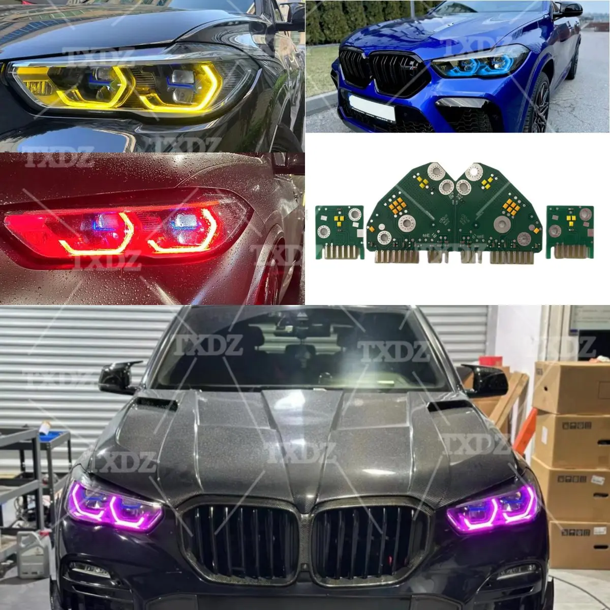 

G05 Laser Headlight Daytime Light DRL Boards 63119477986 For 2020-2022 BMW F95 X5 G05 F96 X6 G06 X5M X6M Daylight