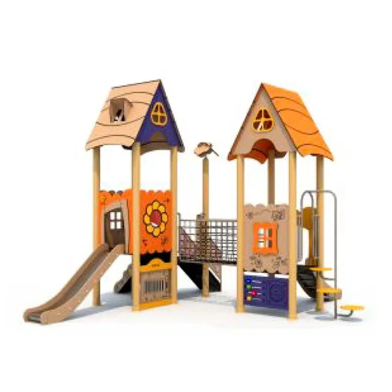 Children's Outdoor Playground Slide Set for Kindergarten and Backyard Gardens