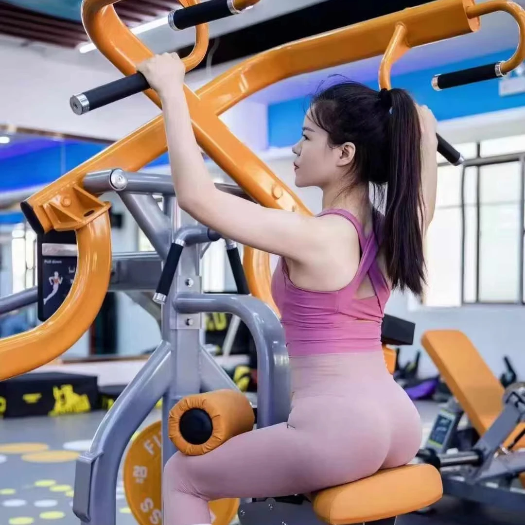 

Commercial Lat Pull Down Fitness Equipment Training Machine Seated Lat Machine Convergent