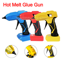 for Makita/Dewalt/Milwaukee 18V Li-ion Battery 40W Cordless Hot Melt Glue Gun with Glue Stick Portable Household DIY Repair Tool