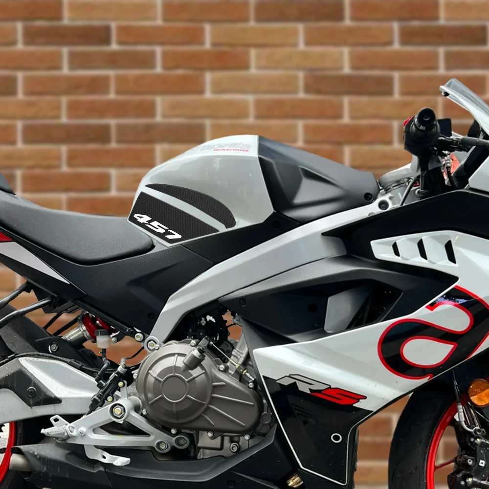 For Aprilia RS457 RS 457 2024 2025 Motorcycle Tank Traction Pad Side Gas Knee Grip Protective Sticker Protector