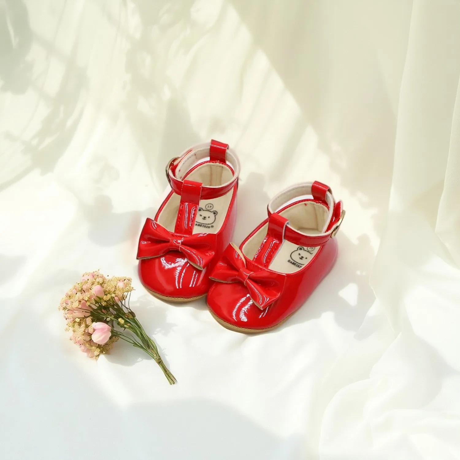 

Baby girl's birthday shoes, baby walking shoes, princess style anti slip breathable wedding shoes
