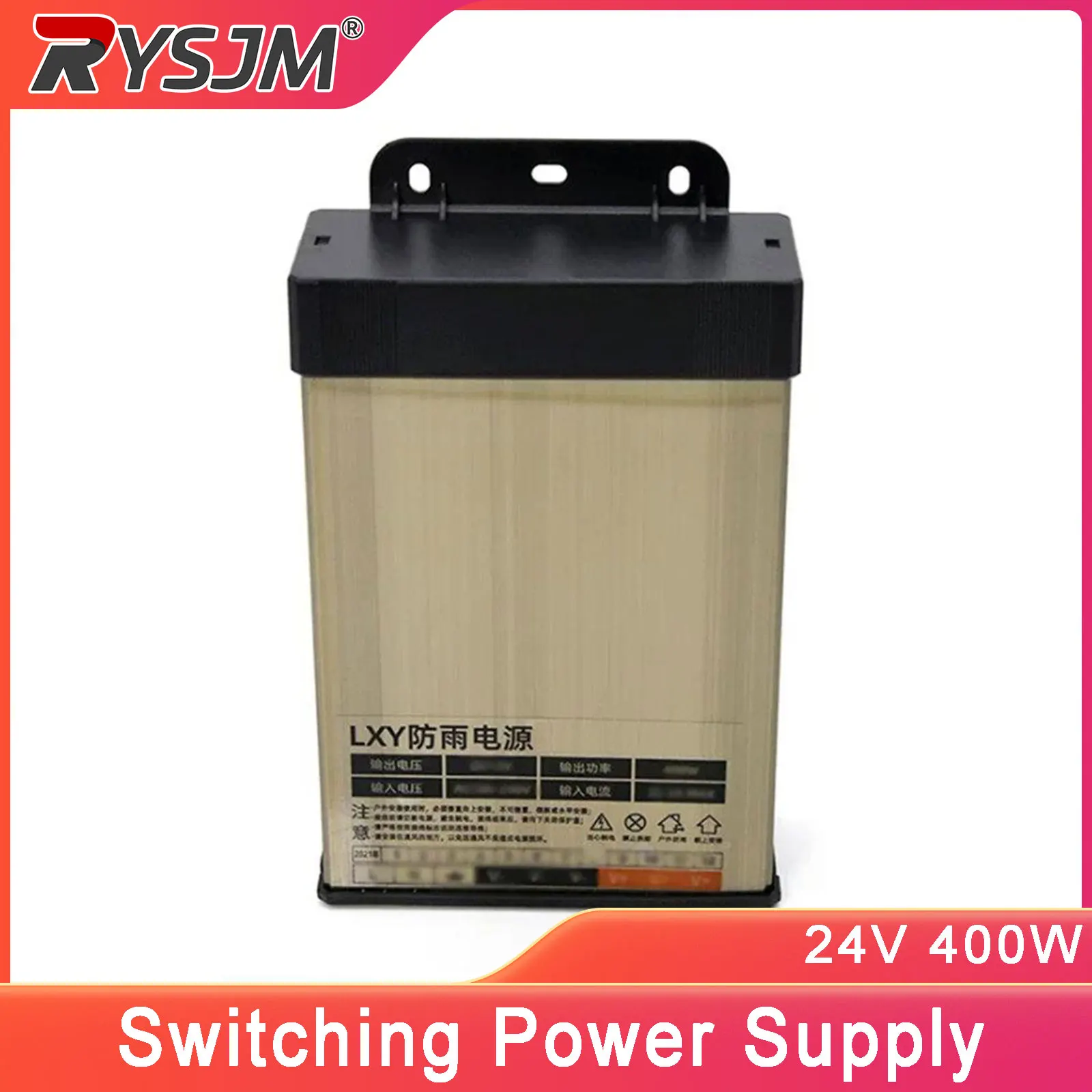 

24V Switching Power Supply 16.6A Adapter Regulated Output Switch Transformer Rainproof Power Supply Outdoor Adapter 400W SMPS Wi