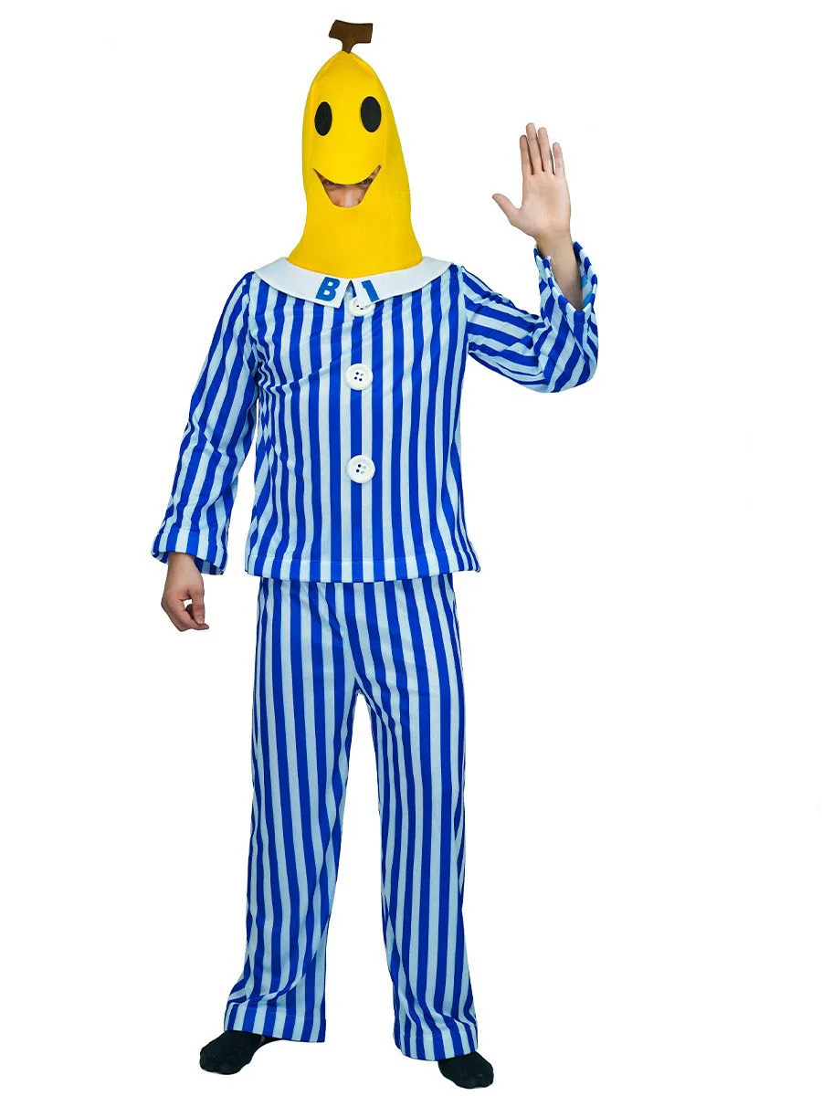 

Adult Men's loween Si Banana Costume for Masquerade Par Role-plang Stage Performance Outfit Unique Faion ow Clot...