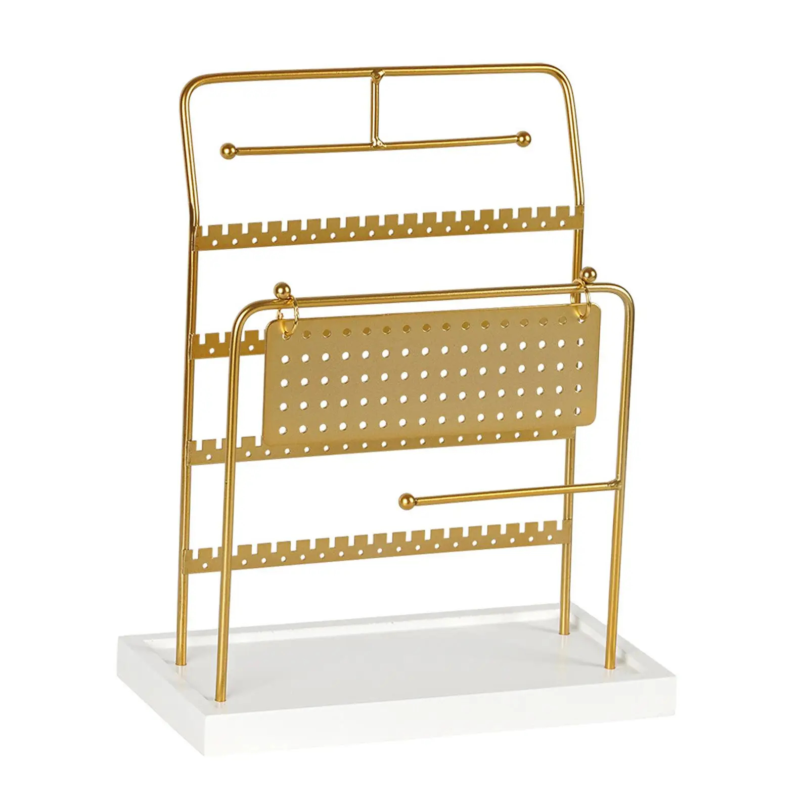 

Органайзер для украшений, подставка для серег, настольная витрина с основанием, стойка для хранения и демонстрации серег-гвоздиков