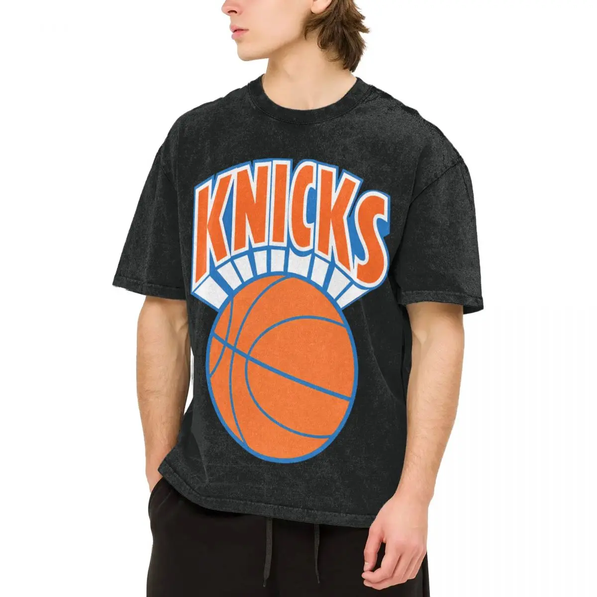

Funny Knicks Men's T-shirt Printed Tops are loose and slim fit Women's T-shirts