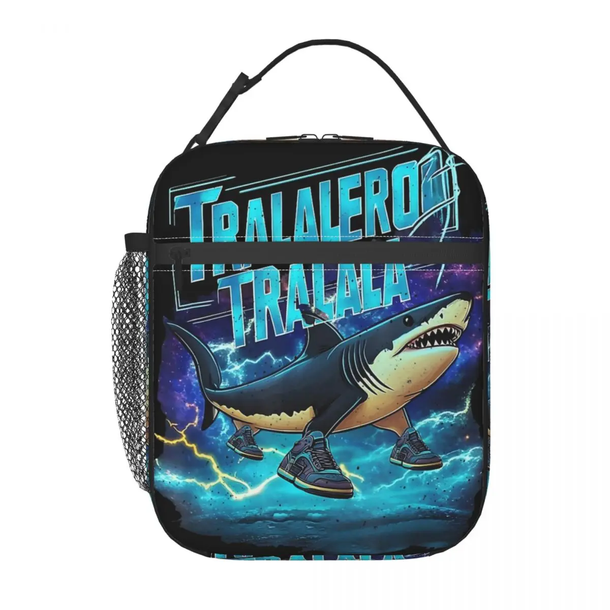 

Lunch Box Tralalero Tralala Funny Shark Meme Accessories Lunch Container Harajuku Thermal Cooler Lunch Box For Office
