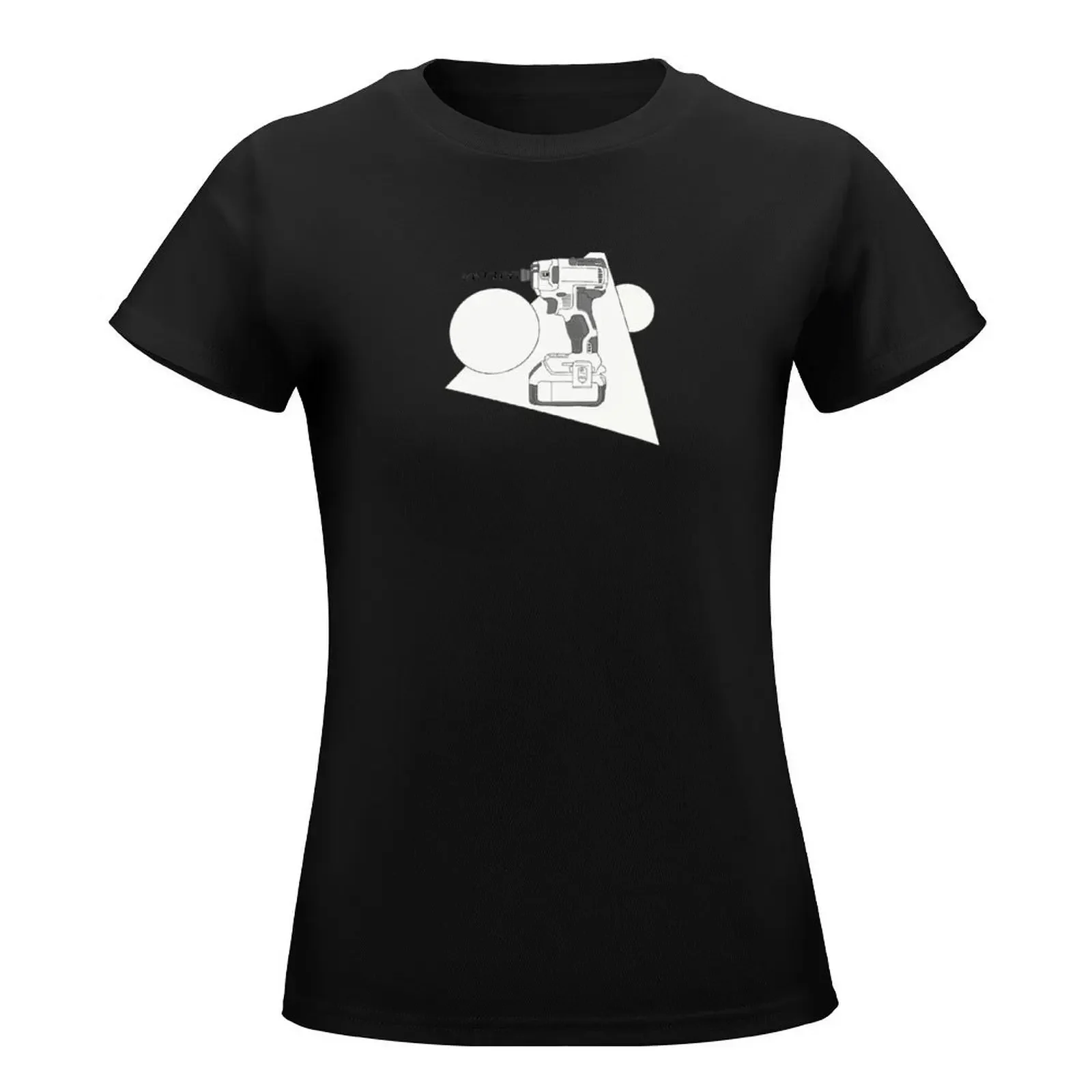 セッター Tシャツ 面白い速乾性サマートップ無地ブラック Tシャツ女性用