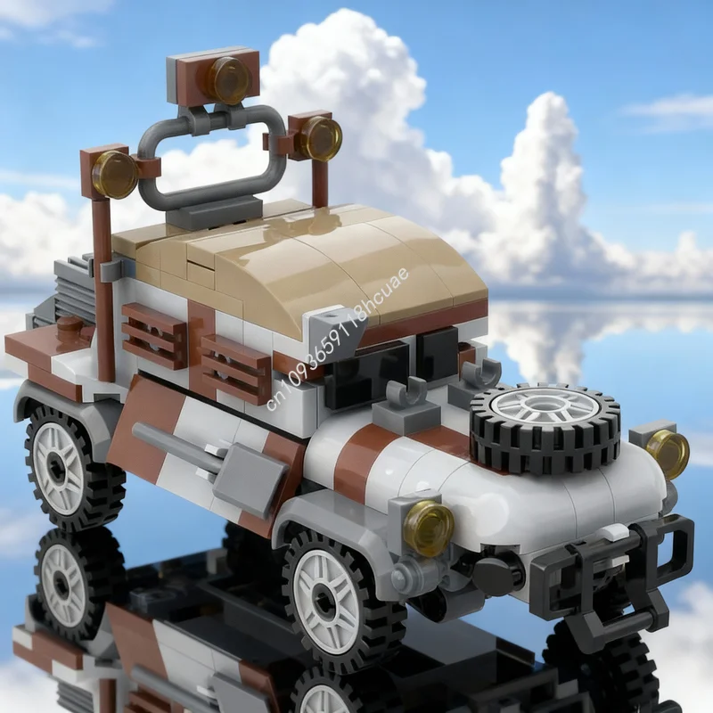 211pcs MOC Fallout Tactics Scouter Model Building Blocks Construction Toy DIY Christmas Gift Creative Idea Education Brick