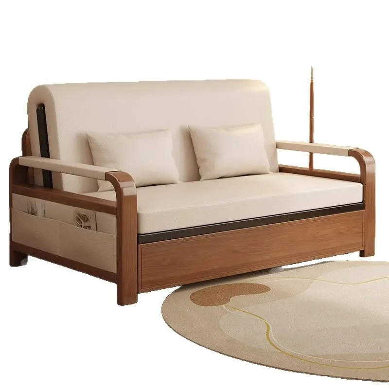 

Light Luxury Foldable Sofa Bed Convertible Couch Living Room Home Furniture Single Double Retractable Pull Out Multifunctional