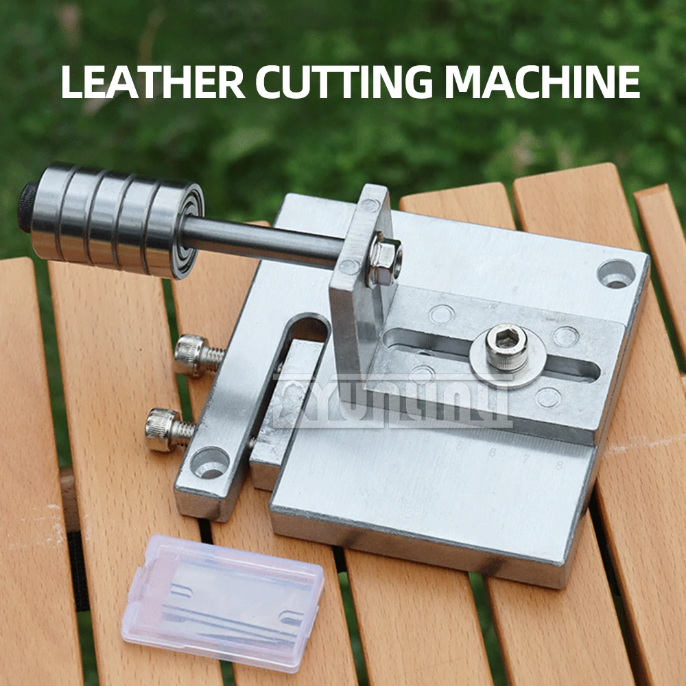 Stainless Steel Craft Leather Cutting Machine DIY leather strip cutting machine Leather Rope Belt Leather Splitter Strip Cutter