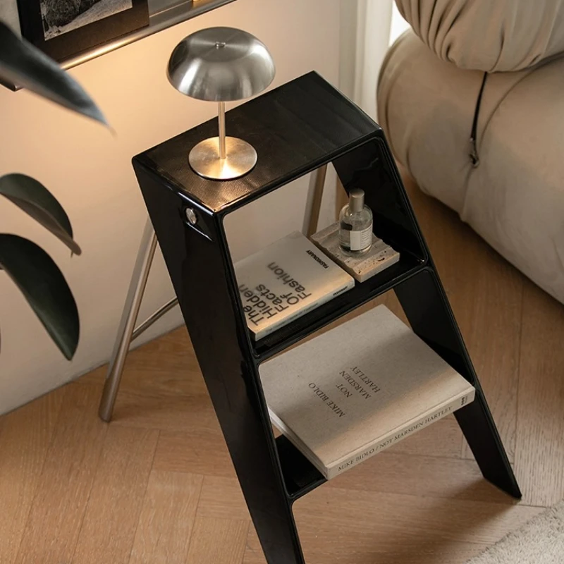 

Nordic ladder frame, few corners on the sofa side, household folding multi-functional three-step herringbone ladder