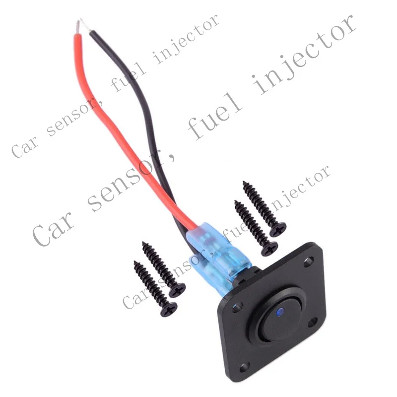 Q+ FOR 1 Gang Blue LED 12V Toggle Rocker Switch Panel Replace For Car Boat RV Truck