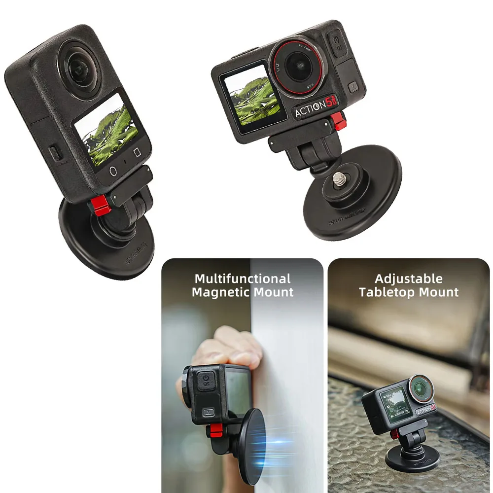 

Quick-Release Magnetic Base for DJI OSMO 360 for Action 5 Pro/4/3/2 Adjustable Base Mount