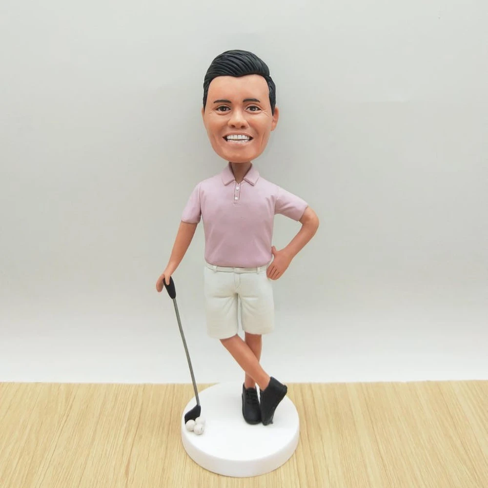 

Figura Personalizada Cuerpo Entero Clay Figurine Gift for Boyfriend Girlfriend Wedding Anniversary Bobblehead Personalised