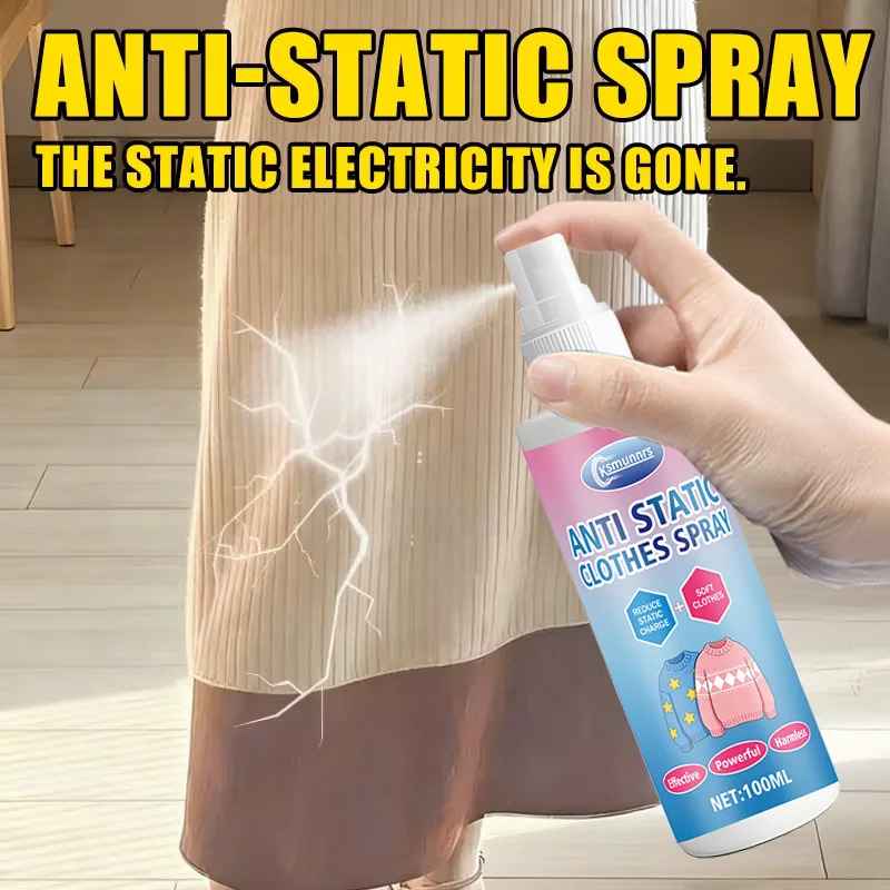 Garment Care Spray: Fast Wrinkle Removal Anti-Static Smooth Finish No Residue for All Clothes
