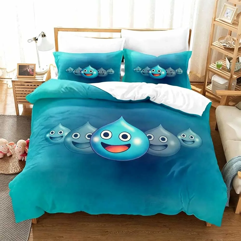 2-2 Dragon Quest game fans Bedding Sets Super Soft Duvet Cover Comfortable Present Single Double King Size
