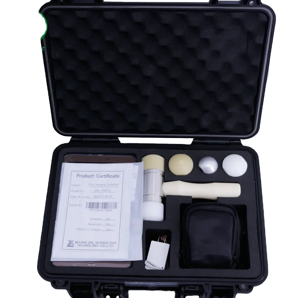 ZBL-P8000 Digital NDT Wireless Foundation Pile Dynamic Detector Concrete Pile Detector