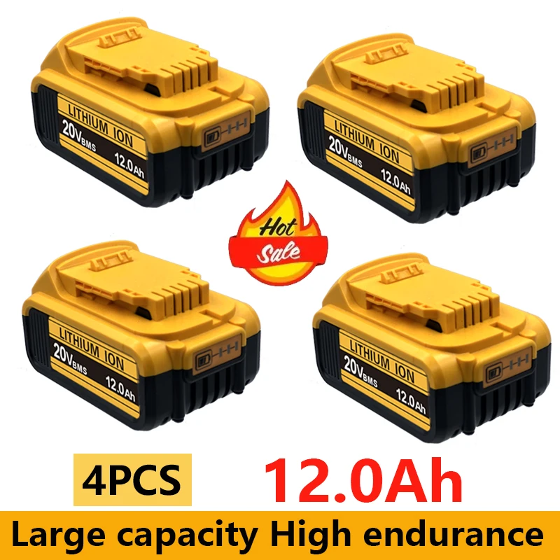 Nové pro DeWalt 20V 3Ah 12Ah 18Ah MAX Li-ion baterie Náhradní baterie DCB206 DCB205 DCB200 DCF887 DCG405 DCD791 DCF922 DCF850 - náhled 2