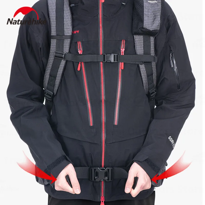 Naturehike Rock Series Camping Backpack 60 + 5L Large Capacity Travel Outdoor Bags 40 + 5L Ultralight Waterproof Hiking Backpack