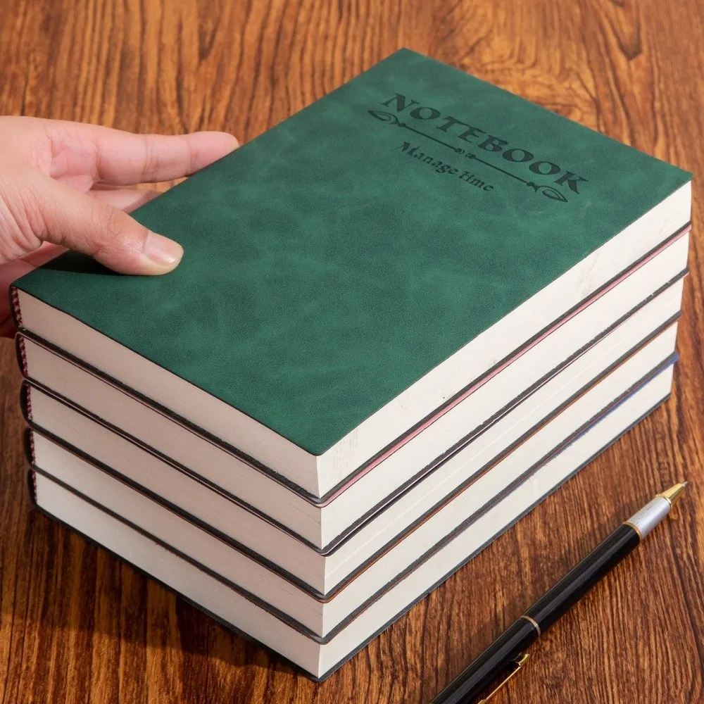 360 Page Universal a5 Notebook Leather Surface Soft Diary Notepad Minimalist Waterproof Thick Notebook Business