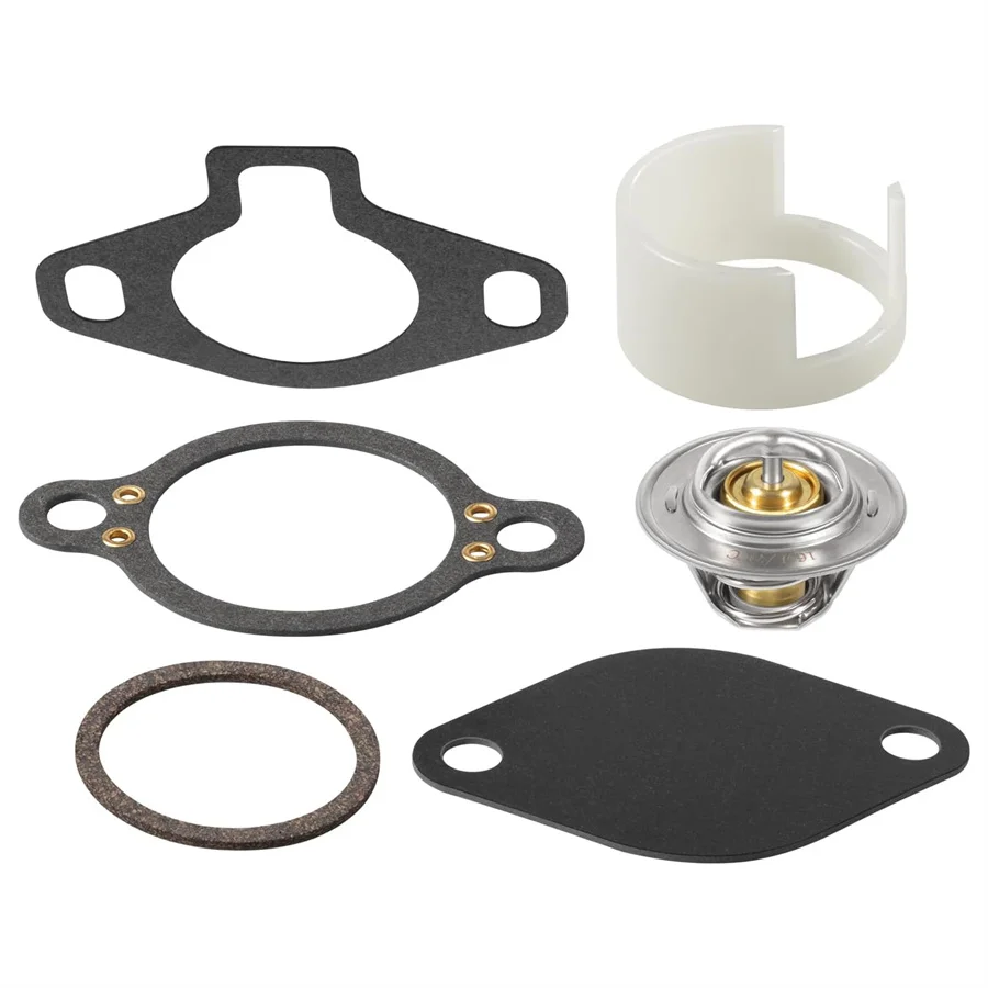 807252Q5 Thermostat-Kit 160 ° Mit Dichtungshülse 23-806922 für Sierra Mercruiser V6 V8 4.3L 5.0L 5.7L 7.4L 8.2L Motor 807252T5 – Detail 1