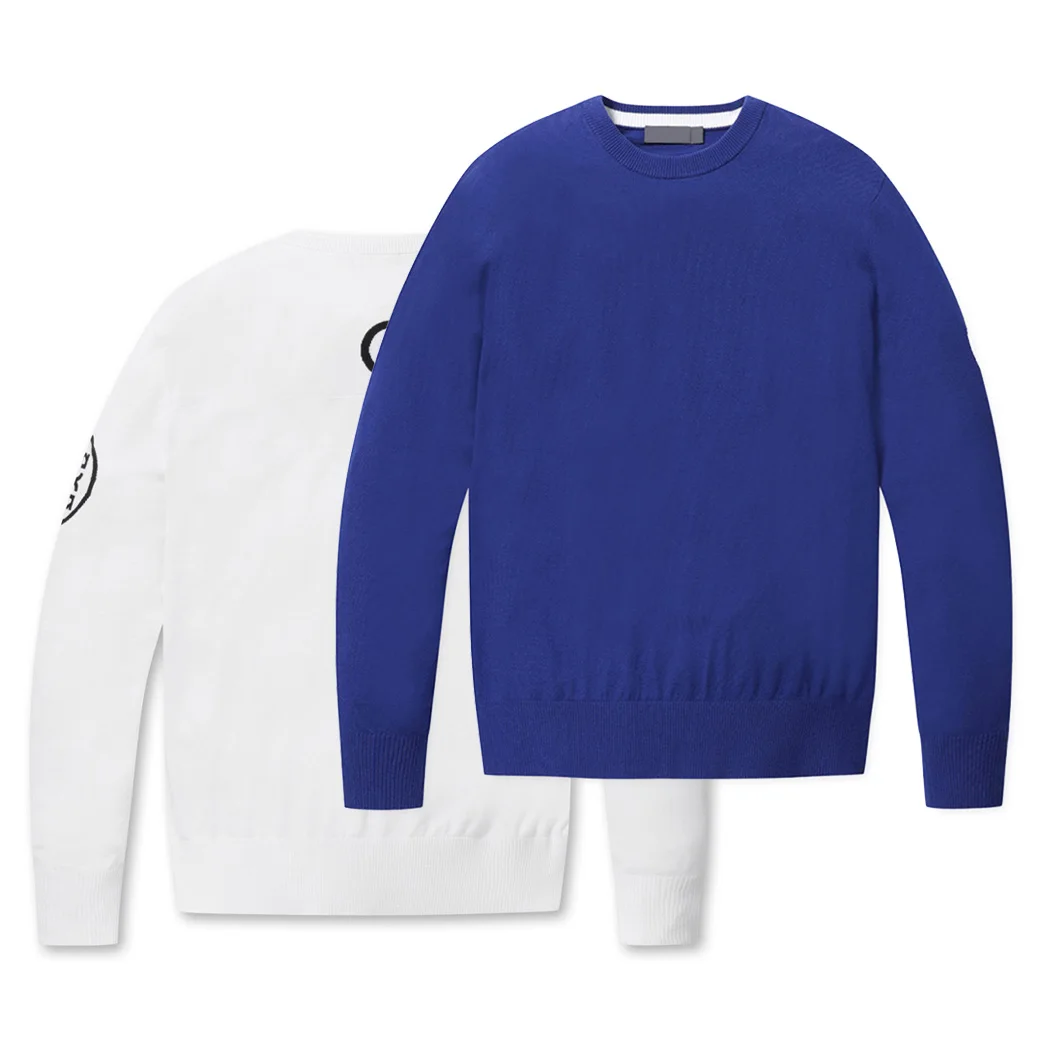 

Новый мужской коврик для гольфа, модный трикотаж Long Sve High Elastici Spor, теплый свитер, осенний сезон, круглый дизайн Ne Design