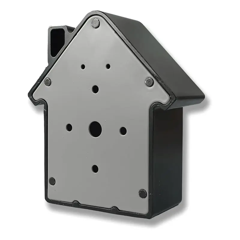 [B24B!】 Key Safe With Push Button Code Lock Box Combination Key Box Outdoor Metal Design Wall Mount In House For Look Style