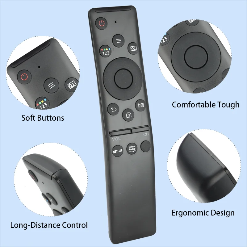 Remote Control For Samsung Smart TV M5 Series 6 series 7 series 8 series KU6290 KU6270 KU7000 RU7100 Q60T TU8000 TU8200 TU8300