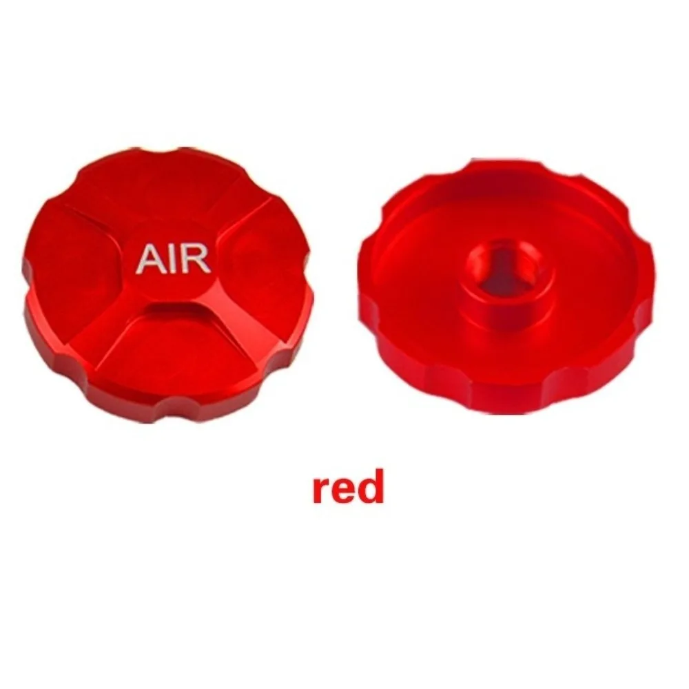 Aluminum Alloy Bike Fork Cover Cap Shock Absorption Manual Lockout Bike Air Fork Nozzle Cover Manual Locking Prevents Power Loss