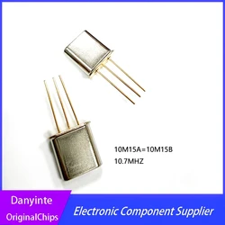 20Pcs/50Pcs New 10.7MHZ in-line crystal filter 10M15A=10M15B 3dB +-7.5KHZ crystal oscillator HC-49T 10.7M
