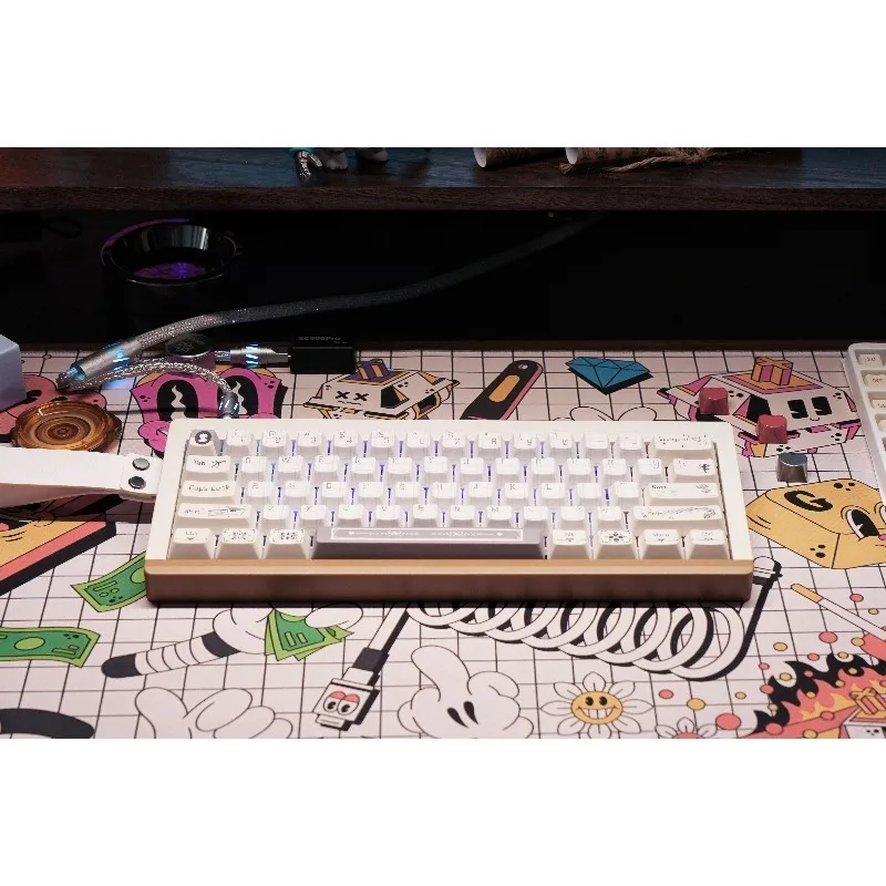 NEK60HE Minimalist Aluminum Keyboard Shell for GH60 Wooting60HE/GT60/HM MP6+MAD60 AULA Win60/HE Small Night Design Gaming Access