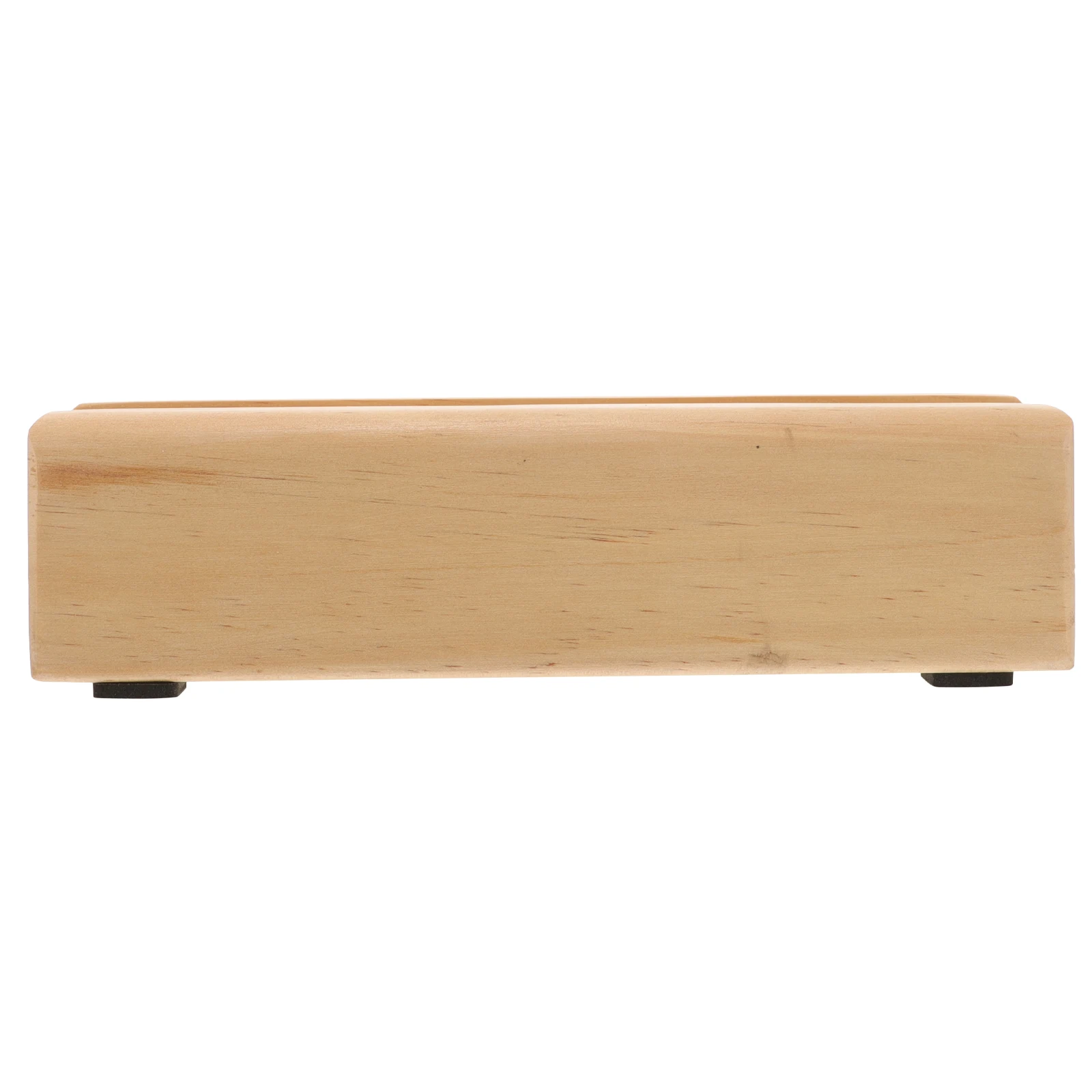 

Wooden Floor Mirror Base 25x8x7 Minimalist Modern Anti Slip Support Stand for Full Length Mirrors FramesWood Color