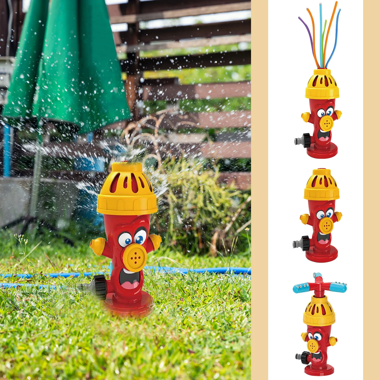 New Water Spray Sprinkler Summer Water Spray Outdoor Garden Lawns Water Blasts Interesting Fire Hydrant Water Spray System