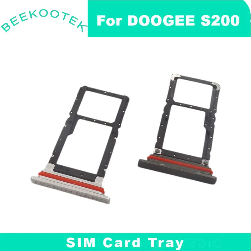 

New Original DOOGEE S200 SIM Card Tray SIM TF Card Tray Holder Slot Adapter Accessories For DOOGEE S200 Smart Phone