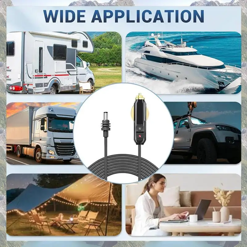 

N75R-10X For Starlink Mini DC Power Cable,DC Car Power Cable For Satellite 18AWG, IP68 Car Charger Power Supply Cord,A