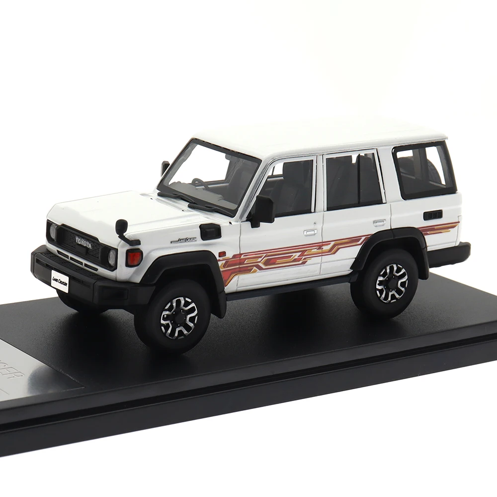 Hi-story Brand Model Car 1/43 TOYOTA LAND CRUISER【70 AX（2023）】Resin Car Toy Vehicles Metal Model Car Decoration Kids Gift Boy