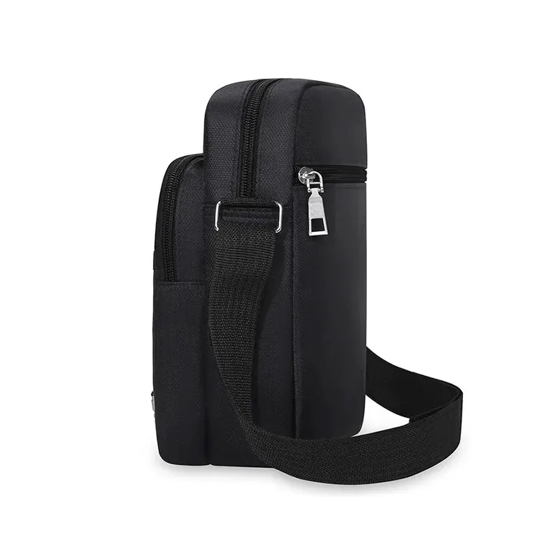 Men Bag Korean Version Casual Large Capacity Multi Layer Waterproof One Shoulder Oblique Straddle Bag Men And Women Busine