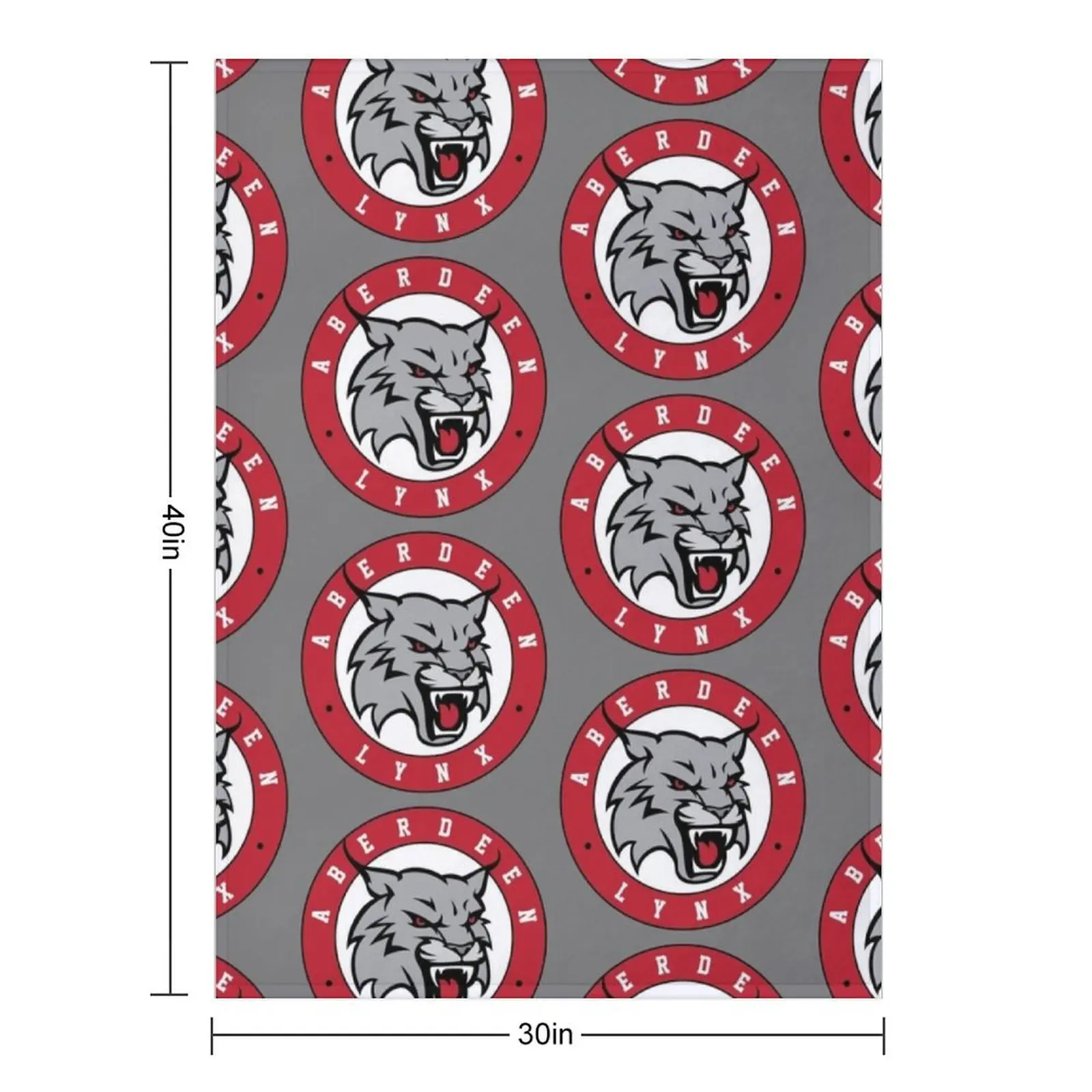 RED Lynx Logo Throw Blanket Kid'S Softest Custom Plaid on the sofa Blankets