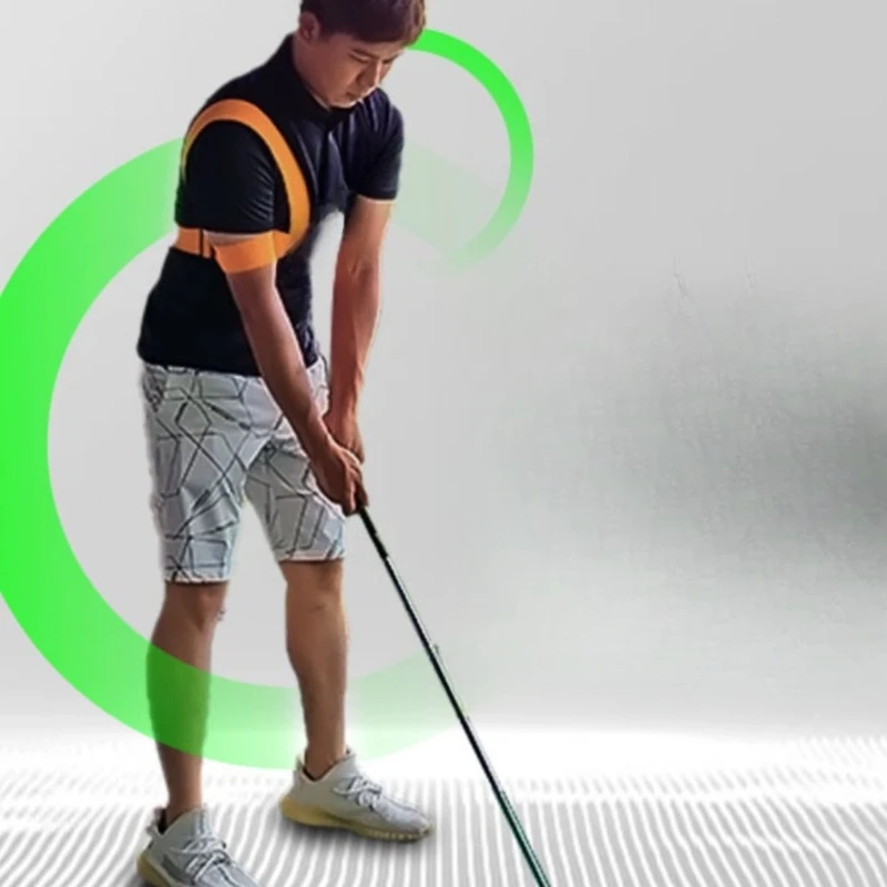 Golf Swing Practitioner Stable Upper Rod Connection Arm and Body Consistency