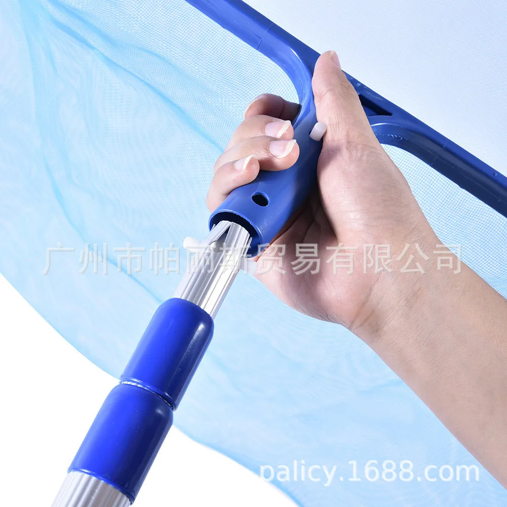 43*28*5 Pool Landing Net With Telescopic Rod Deep Landing Net Pool Skimmer Net Pool Fine Mesh For Swimming Pool,Pond,Water Park