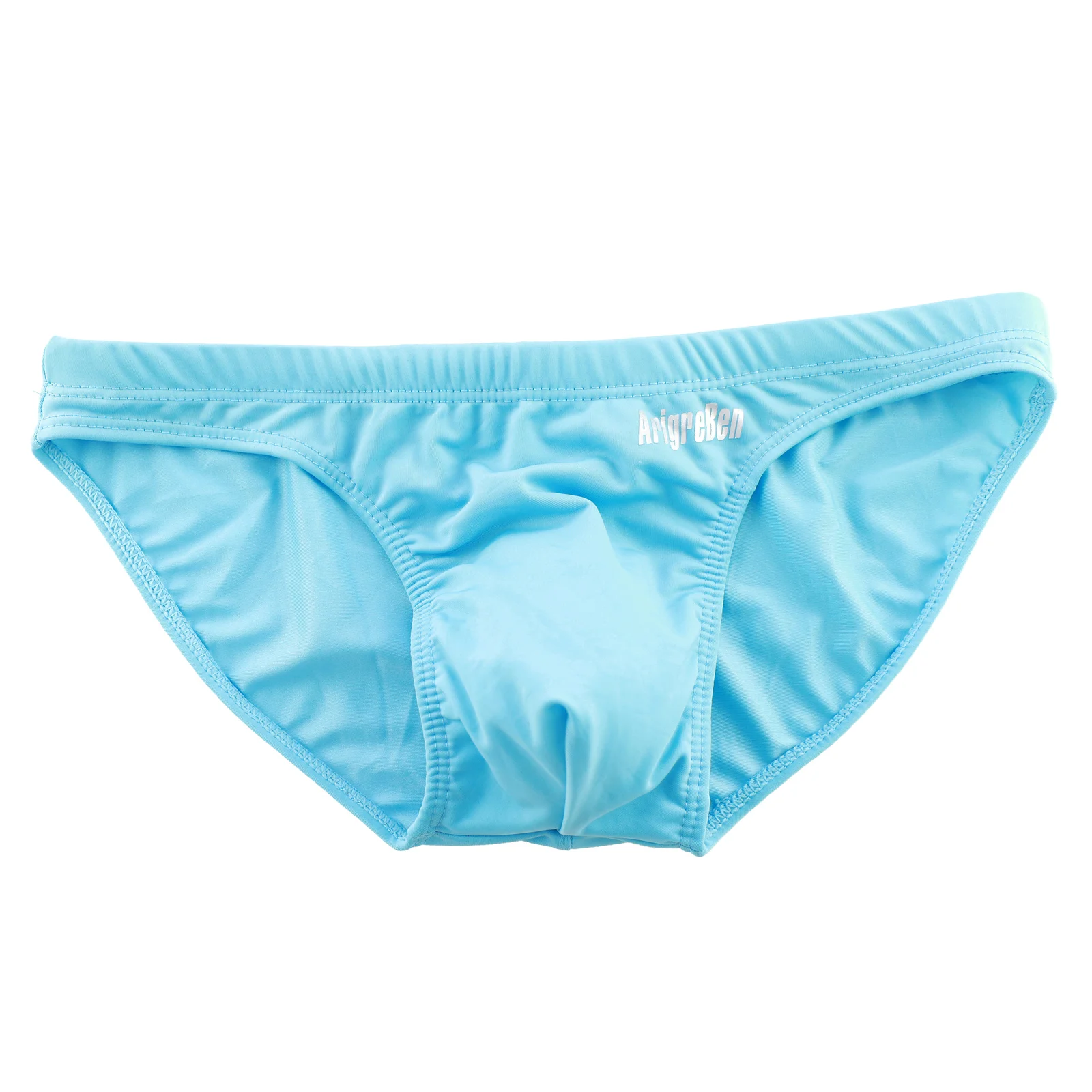Herren-Bademode in einfarbiger Ausführung, niedrig sitzende Badehose mit Kordelzug, Strandunterwäsche, schnell trocknender Badeanzug, Badeshorts, Strandbekleidung – Detail 19