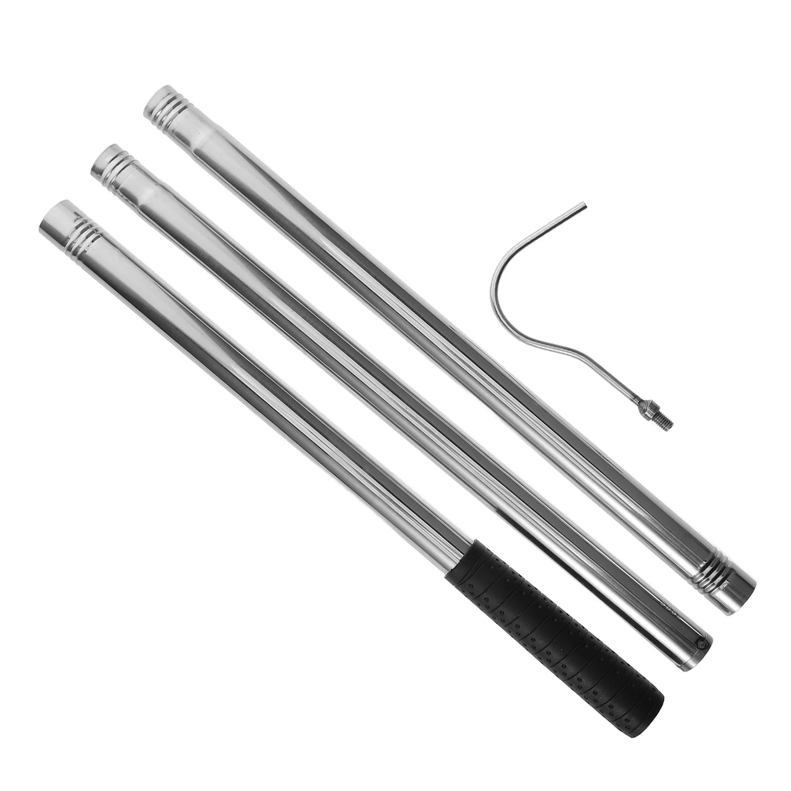 Adjustable Loft Ladder Pull Down Hook Pole Stainless Steel For Attic Stairs Garage Storage Ladder Accessories Ceiling