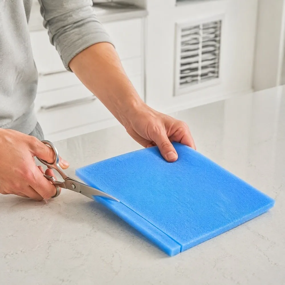 Reusable Air Filter Cotton Dust Removal Filter Pad Replacement Filter 10.5 x 10.5IN Filter Sheet Furnace Vent Filter RV Furnace
